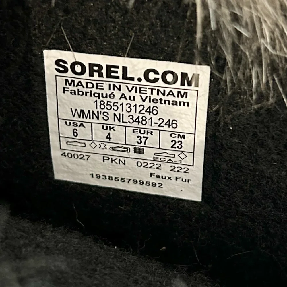 Sorel Women's Joan of Arctic Faux Fur Waterproof Snow Boot in Honest Beige NWT